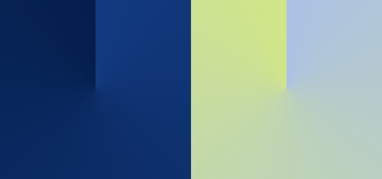 Light blue, bright green, and two dark blue colors of cabling website bradning.