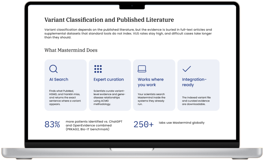 genomics mastermind product
