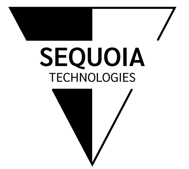 Updated Sequoia logo with larger text contained in a triangle