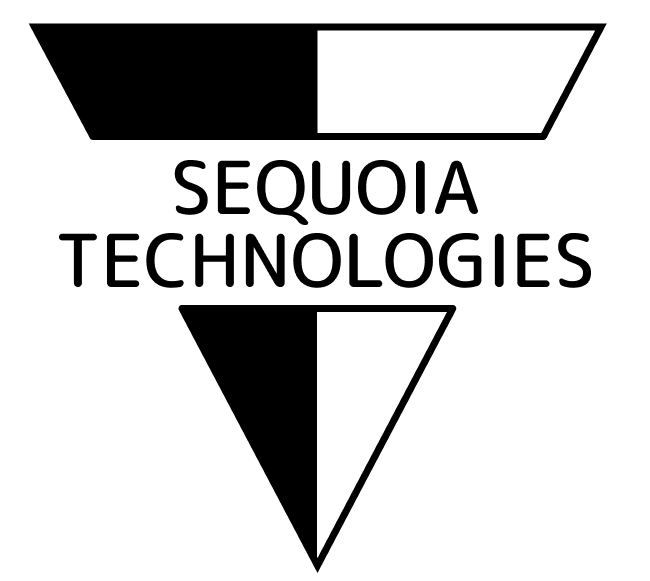 Original Sequoia logo with text outside of the triangle shape